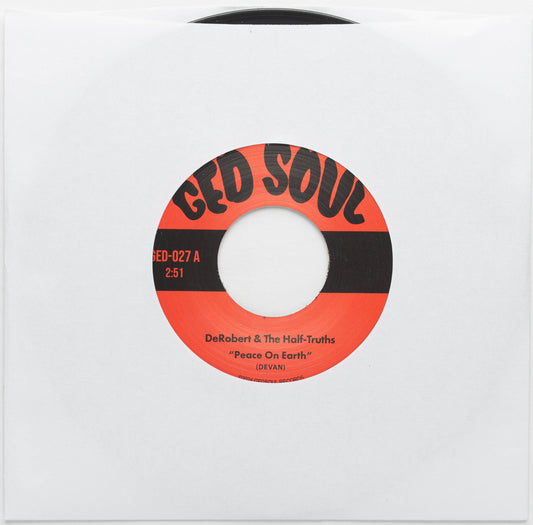 DeRobert & the Half-Truths - "Peace on Earth" - 7" 45 RPM Mono image 0