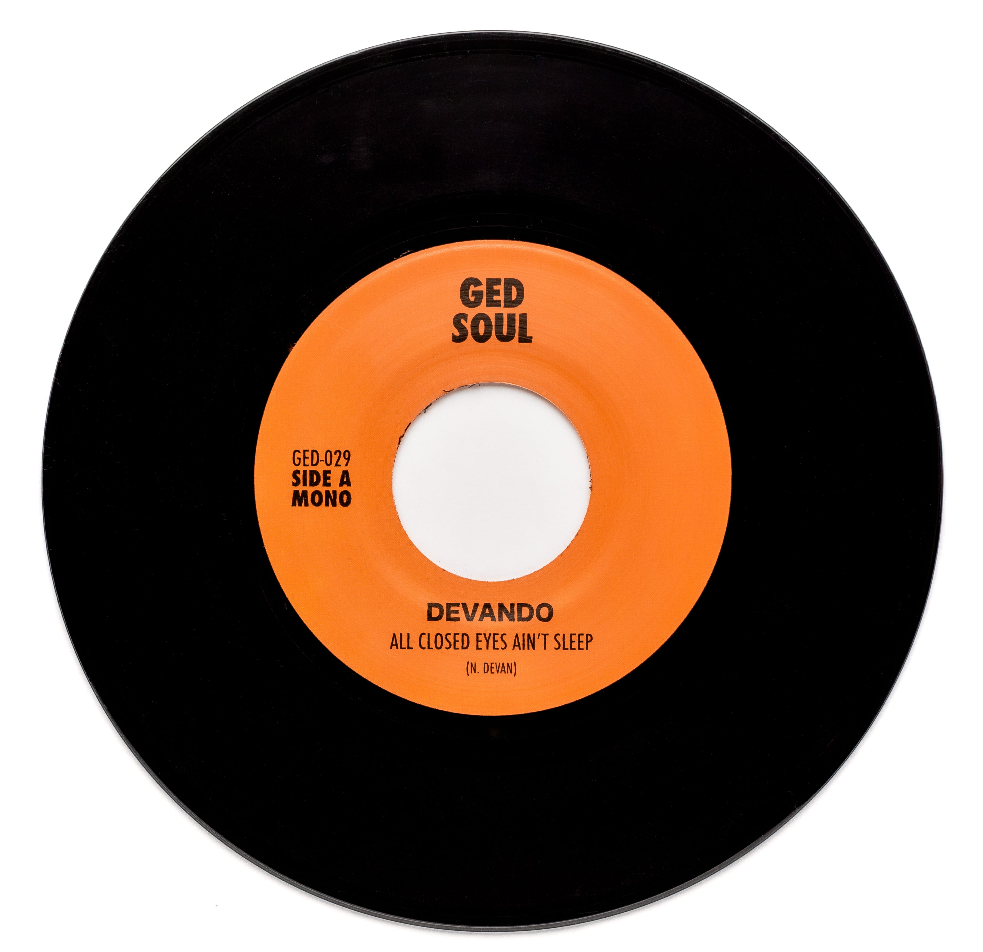 DEVANDO - All Closed Eyes Ain't Sleep – GED Soul Records
