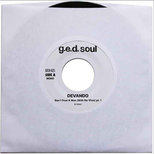 DEVANDO - "Don't Trust A Man (With No Vices) 7" 45 RPM Mono image 0